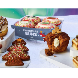 Greggs unwarps its Christmas menu