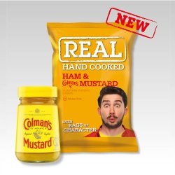 REAL HAND COOKED CRISPS CUT THE MUSTARD WITH NEW COLMAN’S COLLAB