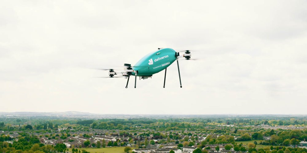 DELIVEROO LAUNCHES DRONE DELIVERIES IN DUBLIN