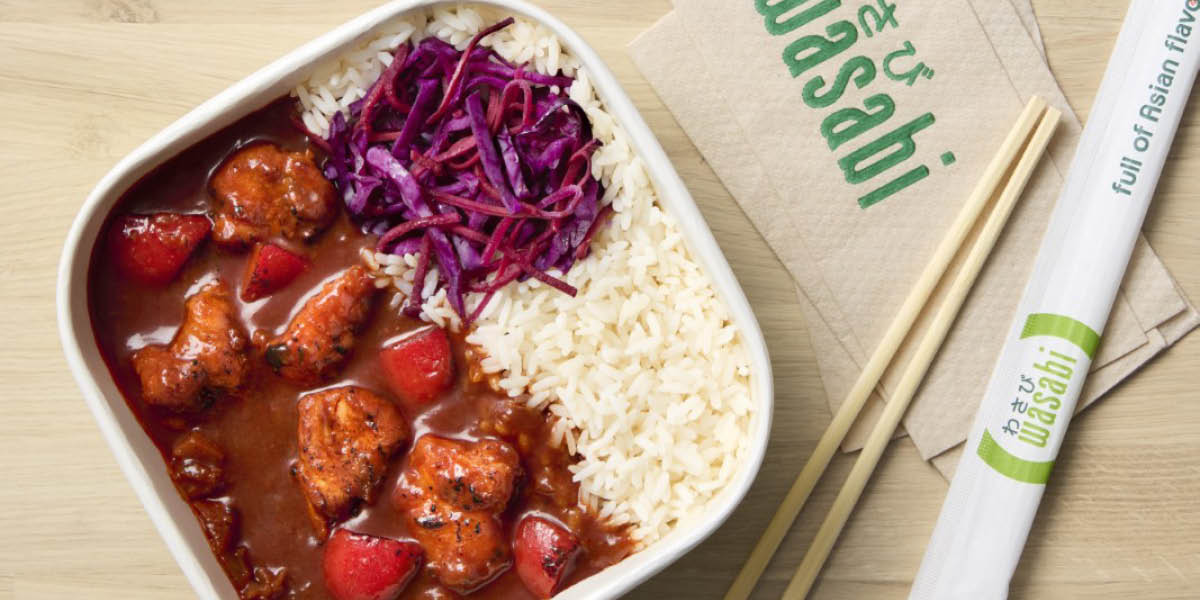 Wasabi launches the Extra Spicy Flaming Korean Fire Chicken